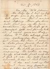 Letter from Robert C. Caldwell to Mag Caldwell, December 6th, 1863